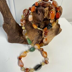 Vintage gemstone necklace